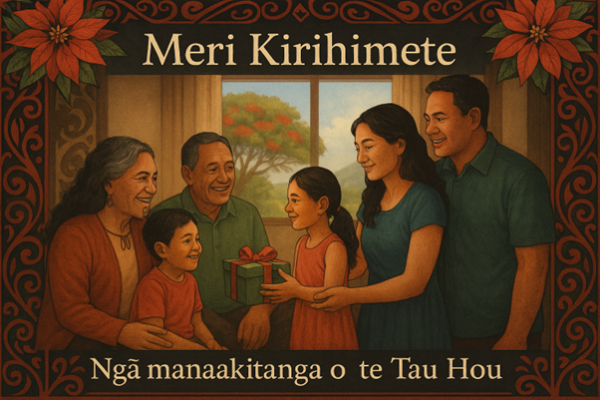 Meri Kirihimete me te Tau Hou Hari!  